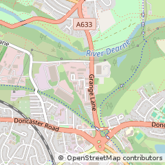 Map of Barnsley