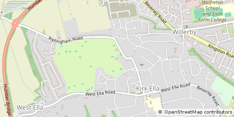 Map of Kirk Ella, Hull