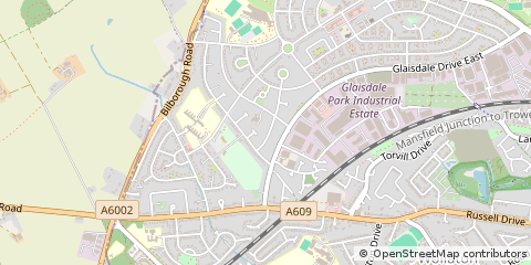 Map of Nottingham