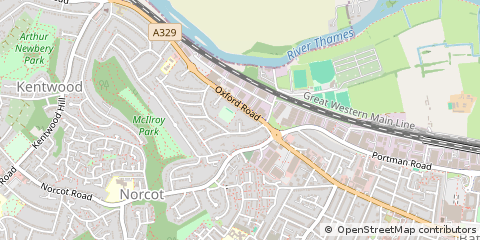 Map of Reading