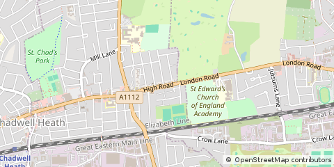 Map of Romford