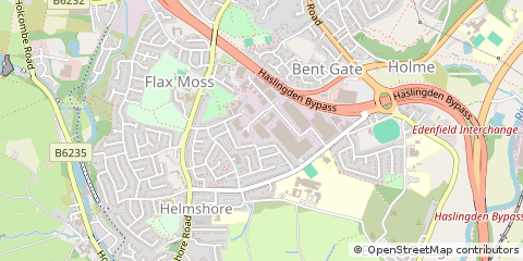 Map of Rossendale