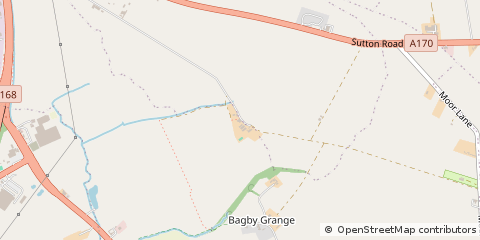Map of Thirsk, North Yorkshire