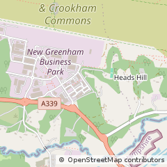 Map of Thatcham, Berkshire