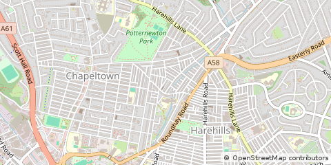 Map of Leeds