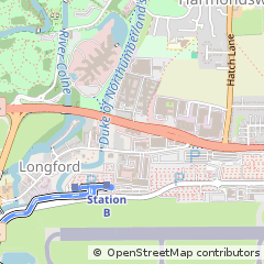 Map of West Drayton, Middlesex