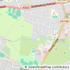 Map of Altrincham, Cheshire