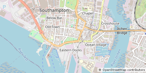 Map of Southampton
