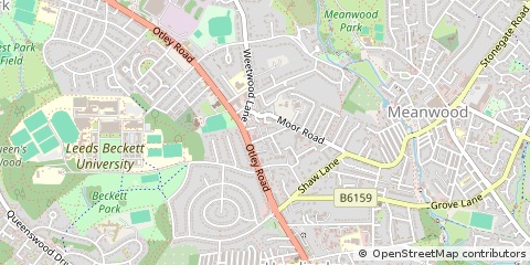 Map of Leeds