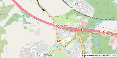Map of Swansea