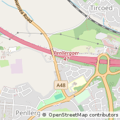 Map of Swansea