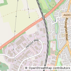 Map of Kettering, Northamptonshire