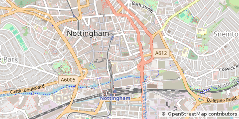 Map of Nottingham