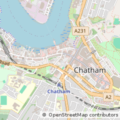 Map of Chatham, Kent