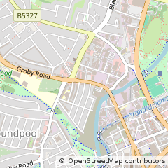 Map of Leicester