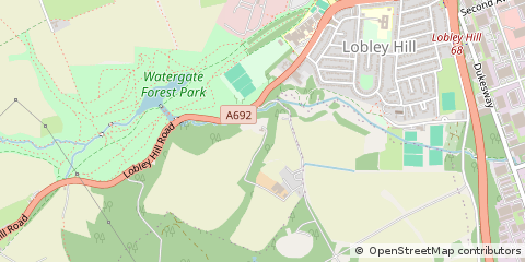 Map of Gateshead, Tyne and Wear
