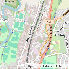 Map of Derby, Derbyshire