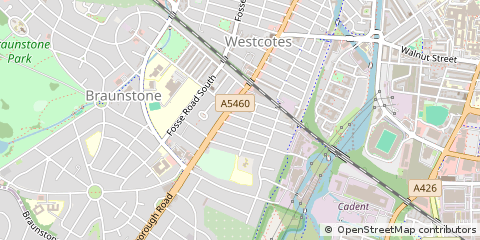 Map of Leicester