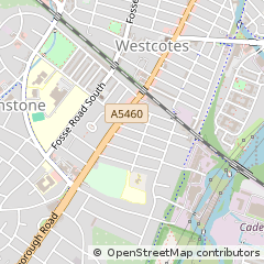 Map of Leicester