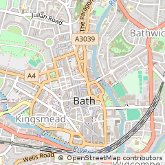 Map of Bath