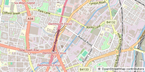 Map of Birmingham