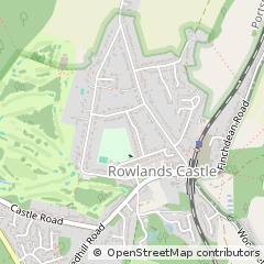 Map of Rowland's Castle, Hampshire