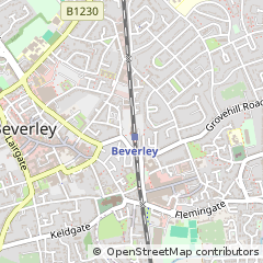Map of Beverley, East Yorkshire