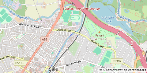 Map of Sale, Cheshire