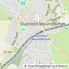 Map of Stansted, Stanstead