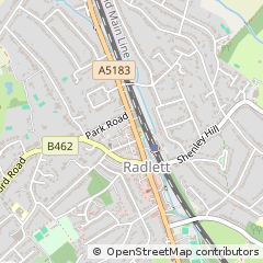 Map of Radlett
