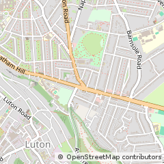 Map of Gillingham, Kent