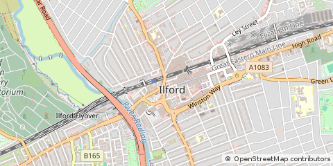 Map of Ilford