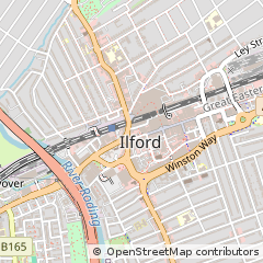 Map of Ilford