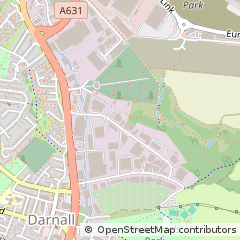 Map of Darnall Sheffield, South Yorkshire