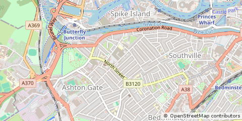 Map of Bristol, Avon