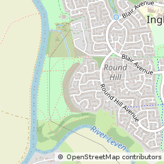 Map of Stockton-on-Tees, Cleveland