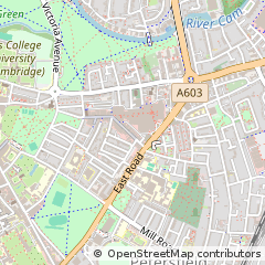 Map of Cambridge, Cambridgeshire