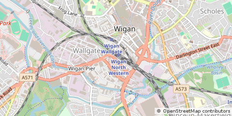 Map of Wigan