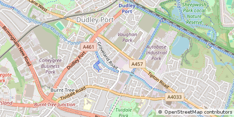 Map of Tipton, West Midlands