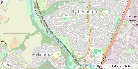 Map of Cheshire