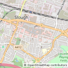 Map of Slough, Berkshire