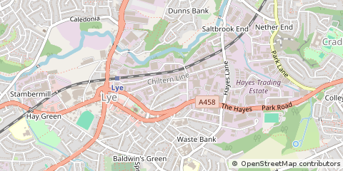 Map of Stourbridge