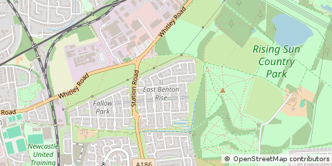 Map of Wallsend
