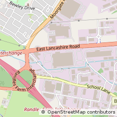 Map of Knowsley, Merseyside