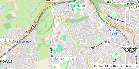 Map of Penarth