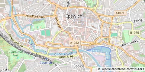 Map of Ipswich
