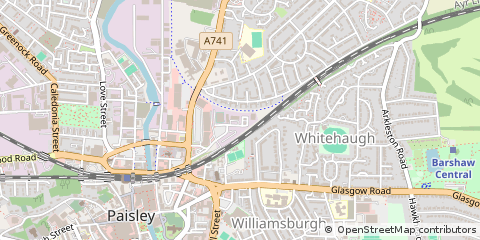 Map of Paisley