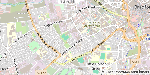 Map of West Yorkshire