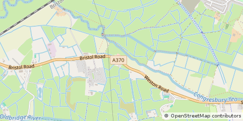 Map of Weston-Super-Mare, Somerset