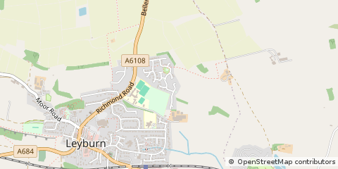 Map of Leyburn, North Yorkshire
